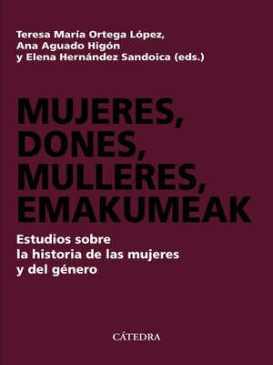 cover image of Mujeres, dones, mulleres, emakumeak